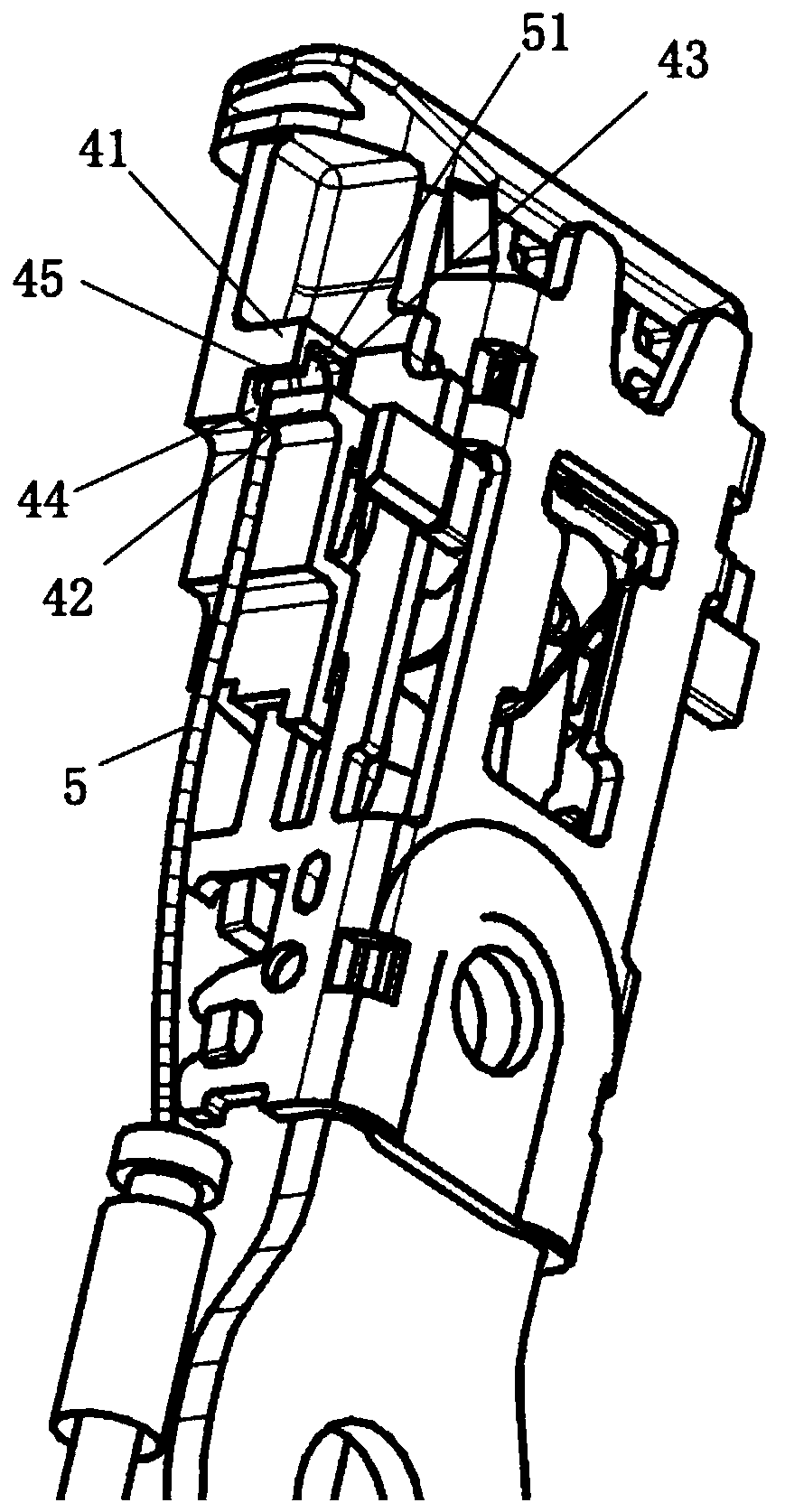 Stable and reliable one-key unlocking type lock catch assembly for safety belt