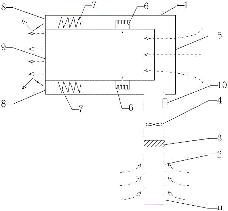 Blade-free fan type nanometer water ion air blower