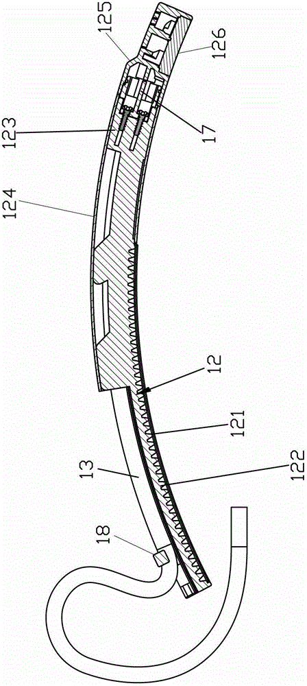 Washing and drying device of closestool