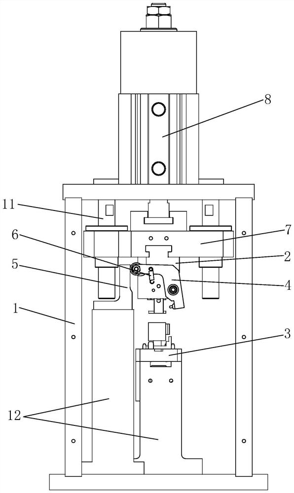 Linkage type press-in device