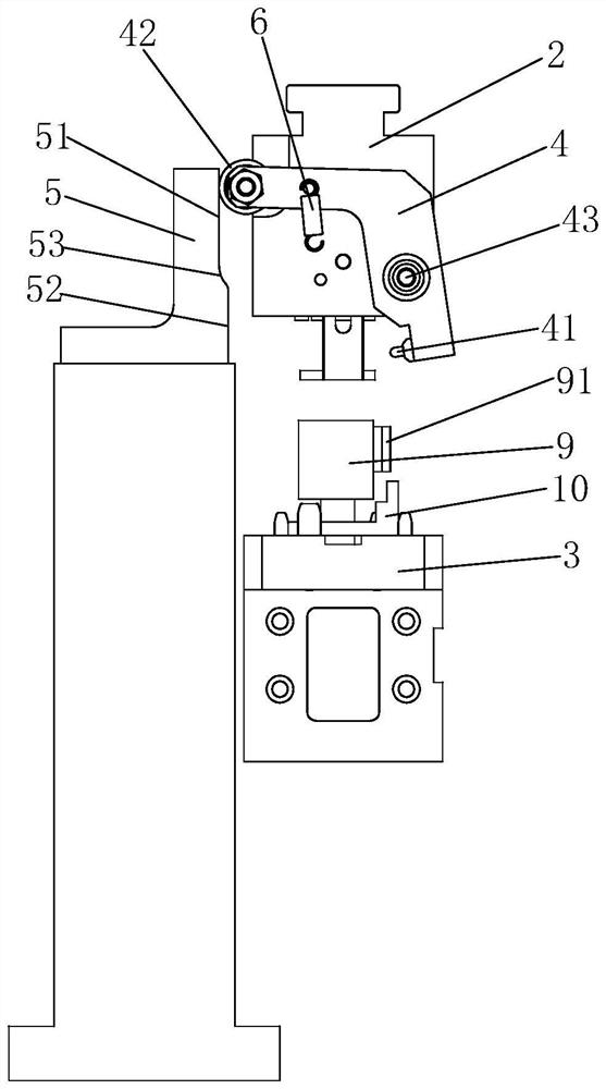 Linkage type press-in device