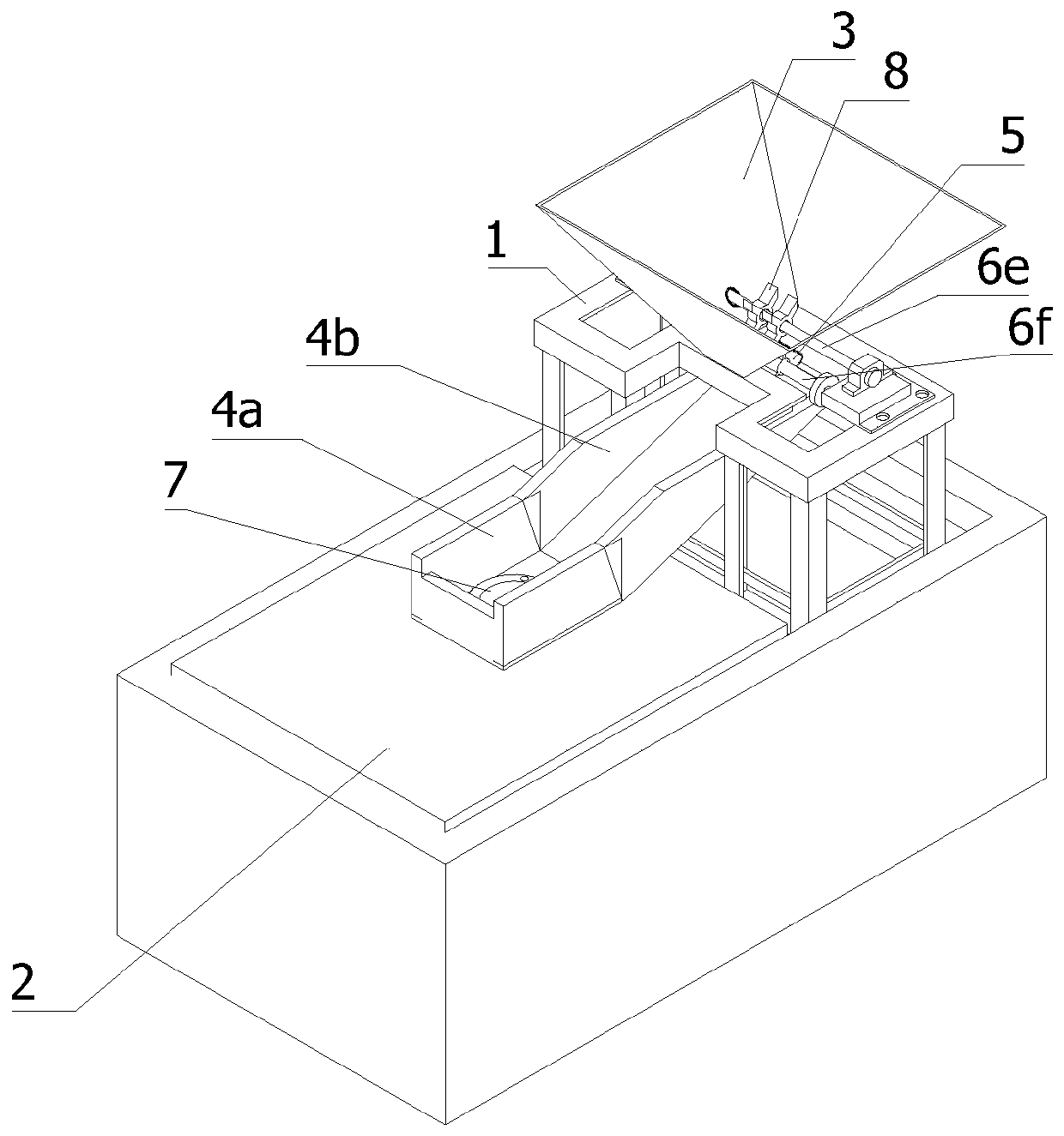 Waste glass fiber recovery device