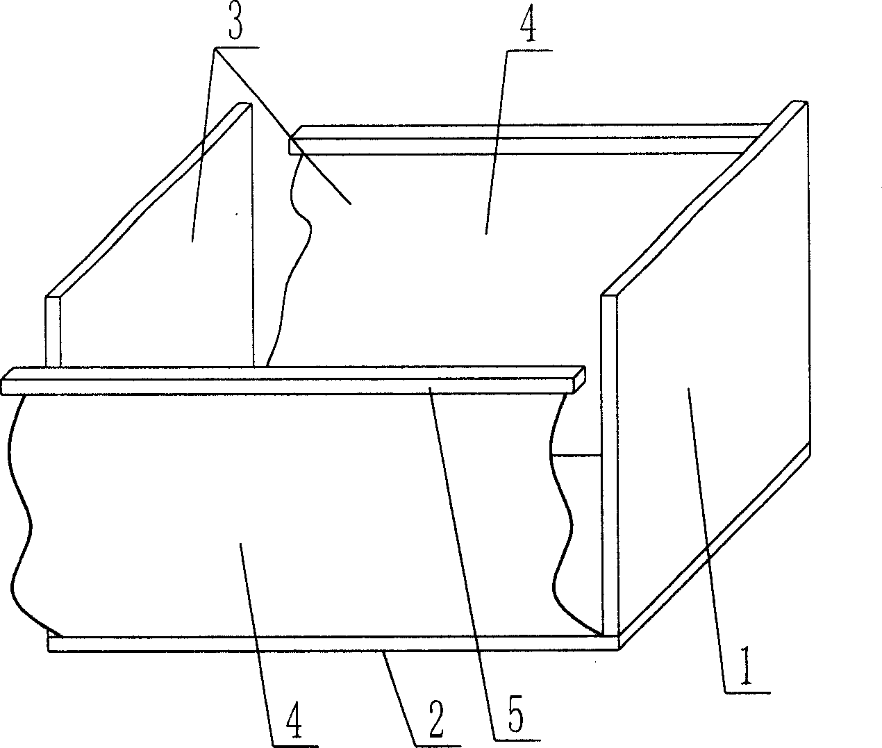 Forming die for component of die body