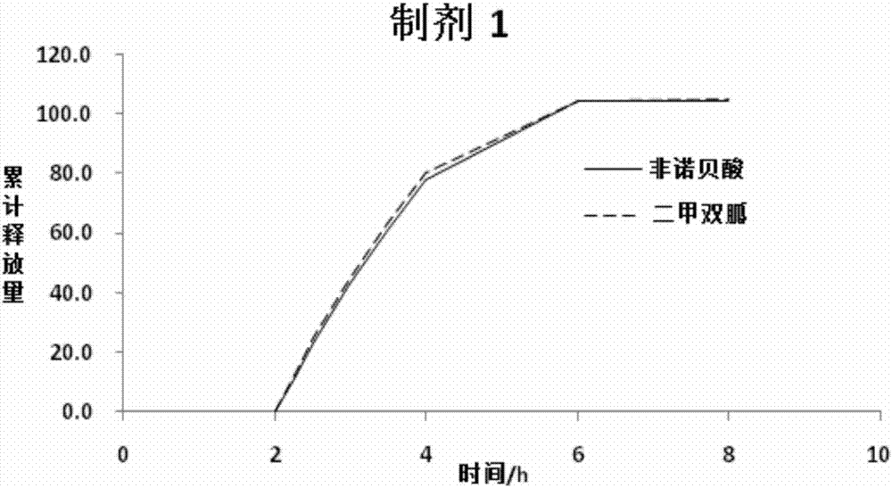 Metformin and fenofibric acid complex and preparation thereof