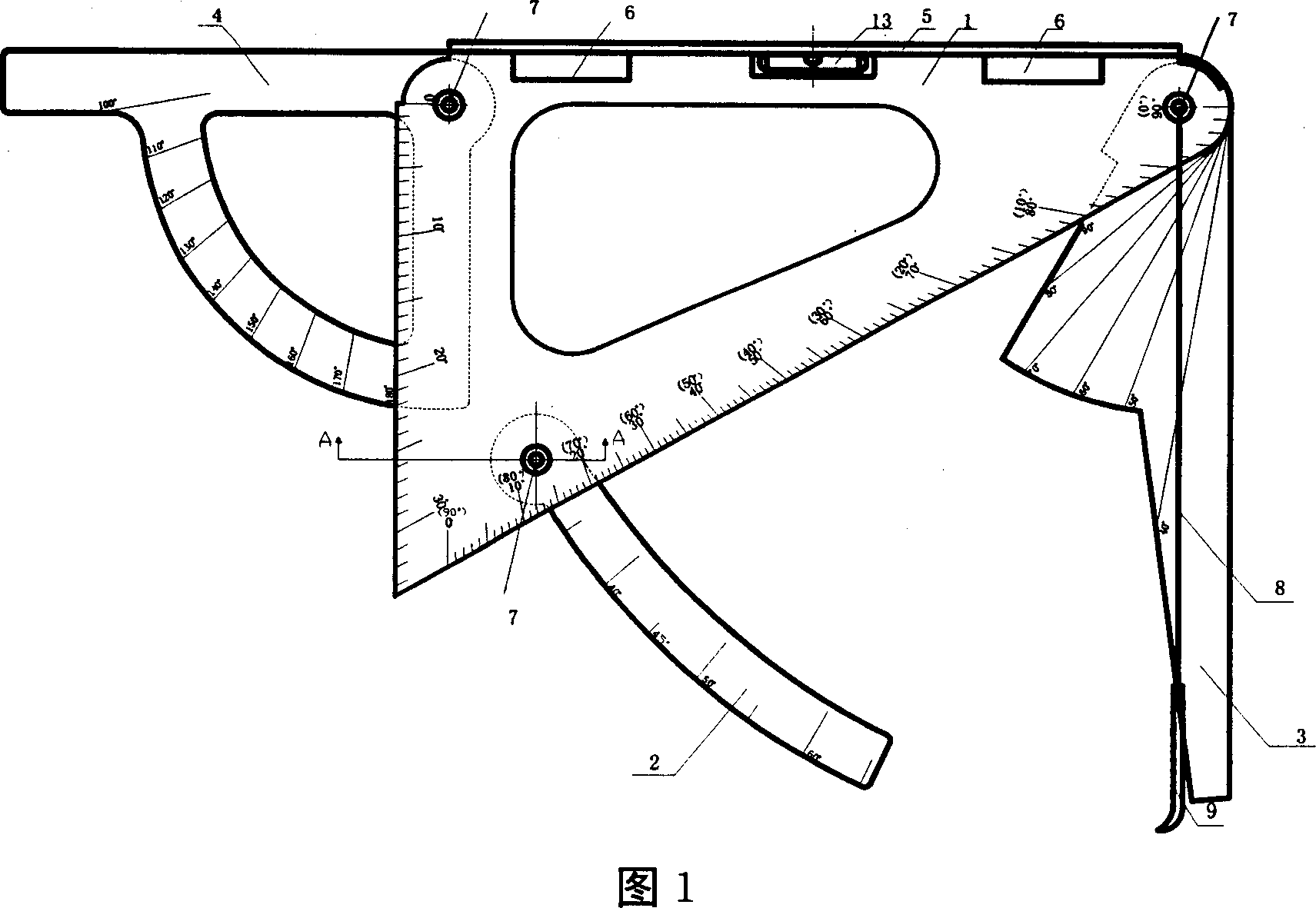 Multifunctional measuring tool