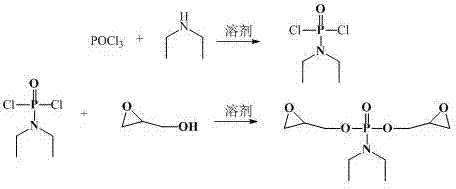 A kind of phosphorus, nitrogen expandable epoxy resin flame retardant and preparation method thereof