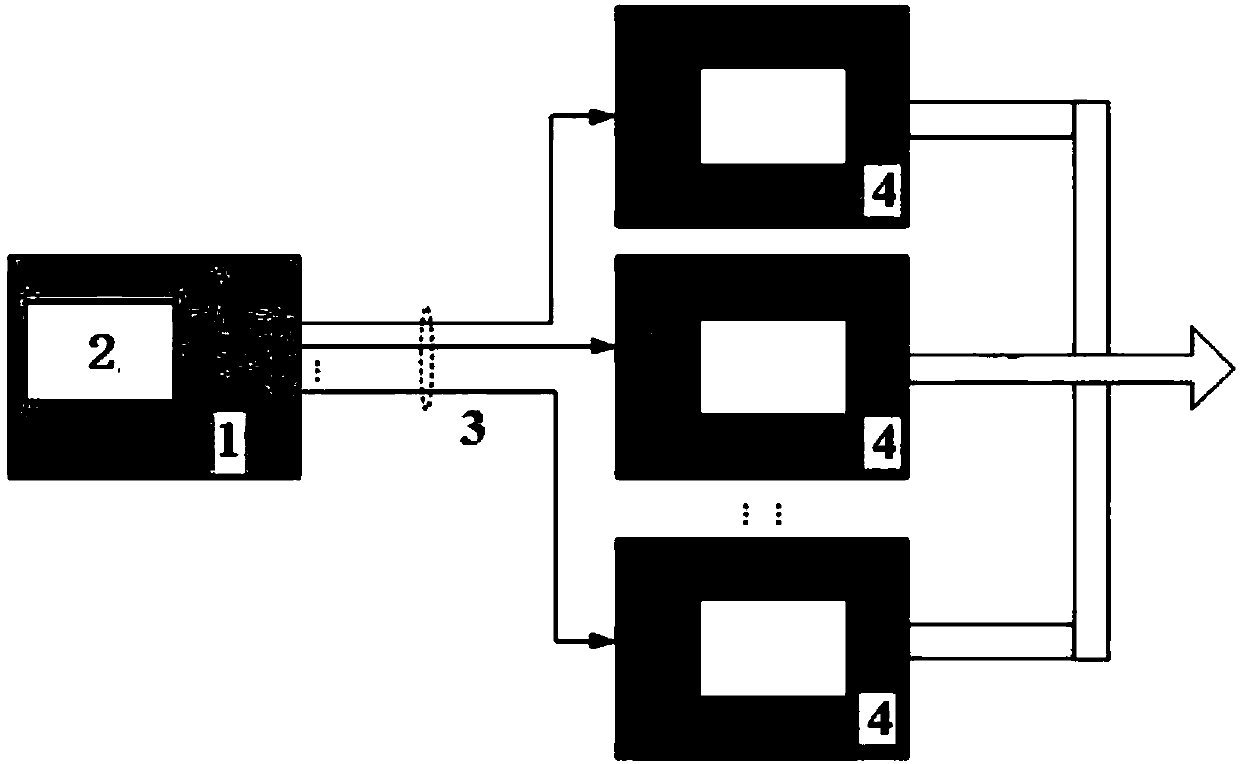 Medium-frequency power supply synchronizing device for gas centrifuge