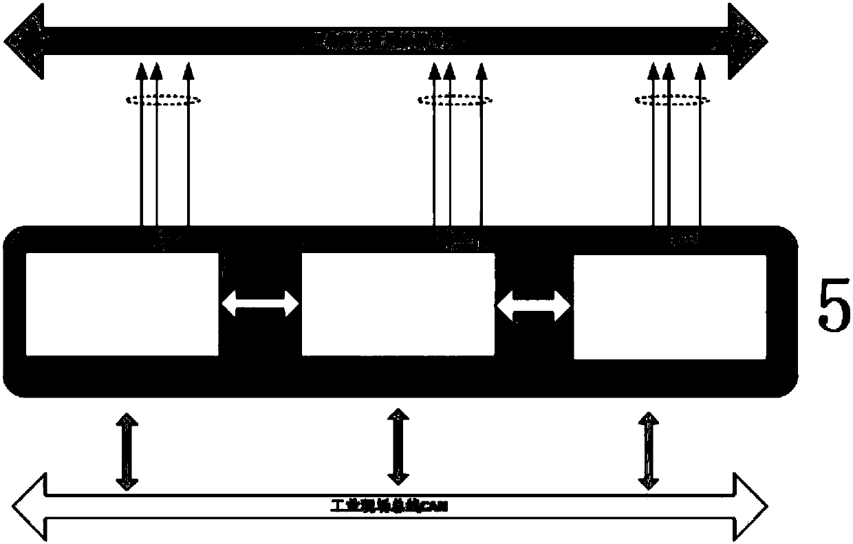 Medium-frequency power supply synchronizing device for gas centrifuge