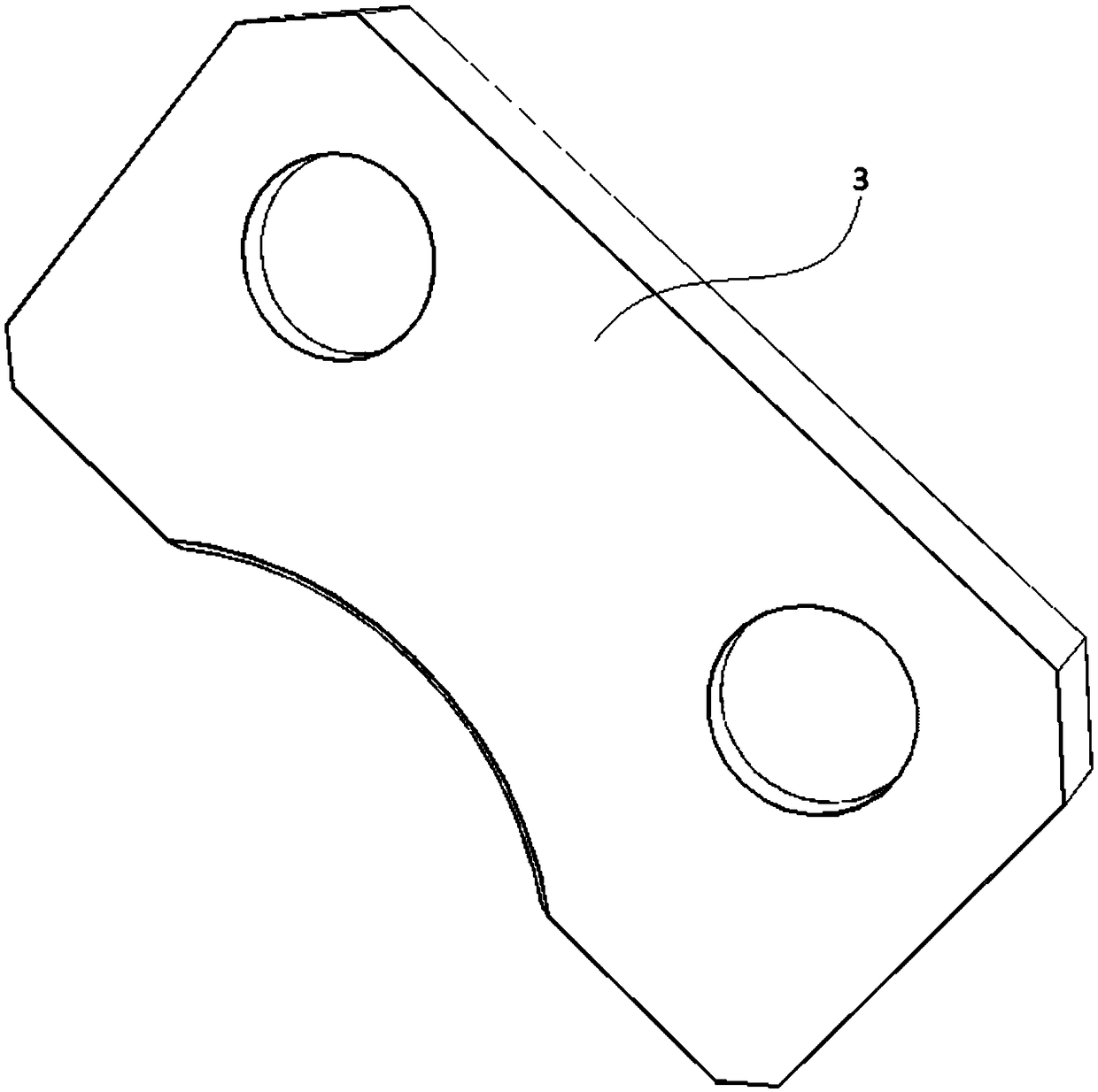 Automatic guide device for precise gear hobbing machine