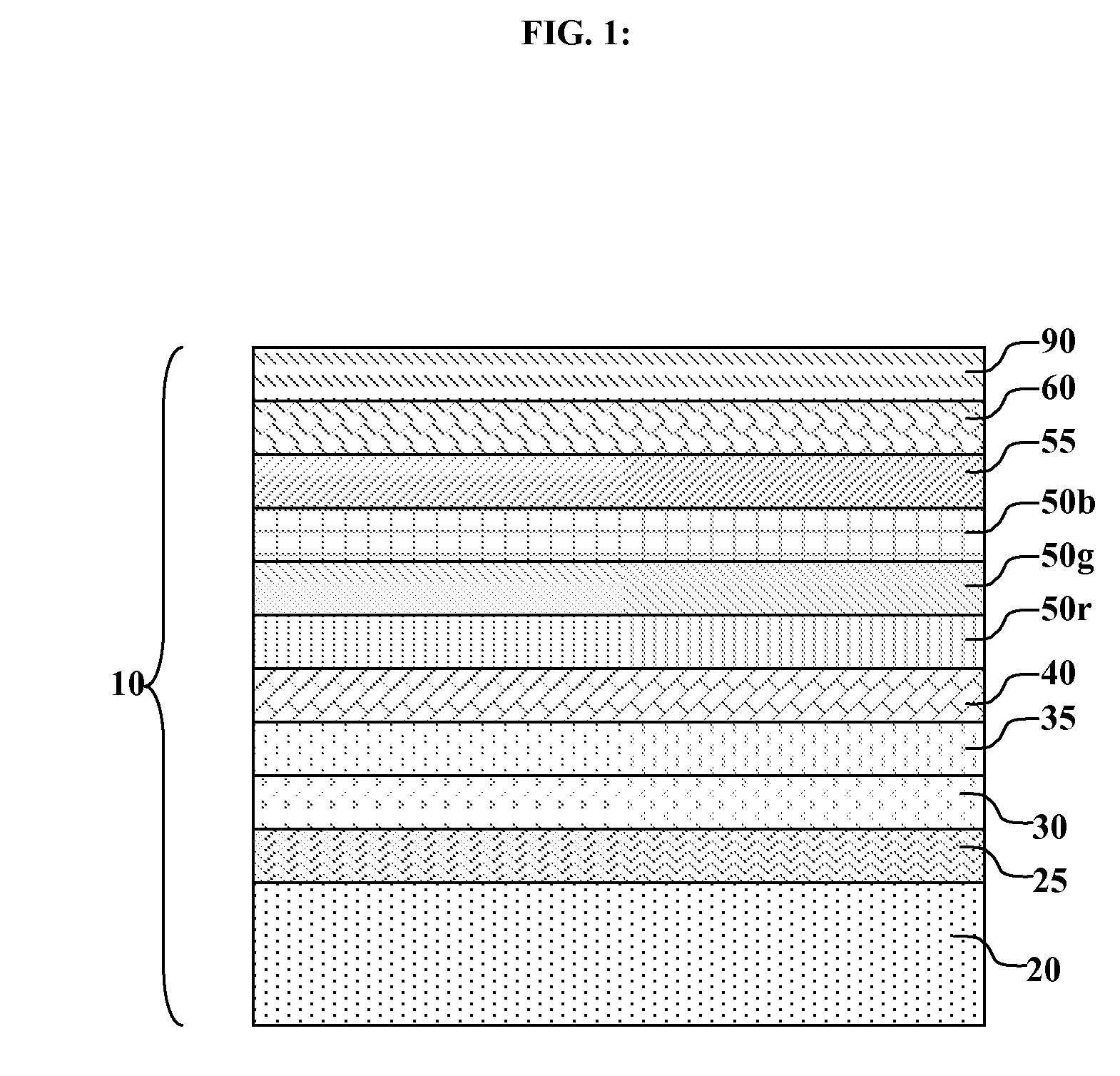 White OLED device with improved functions