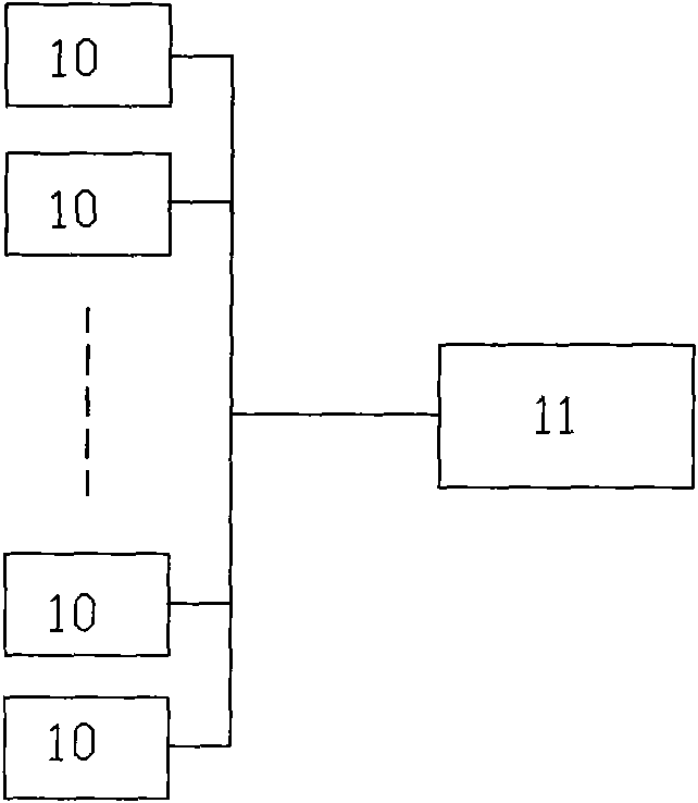 Discharge capacity monitoring and collecting method, device and system for ultrahigh frequency local discharge