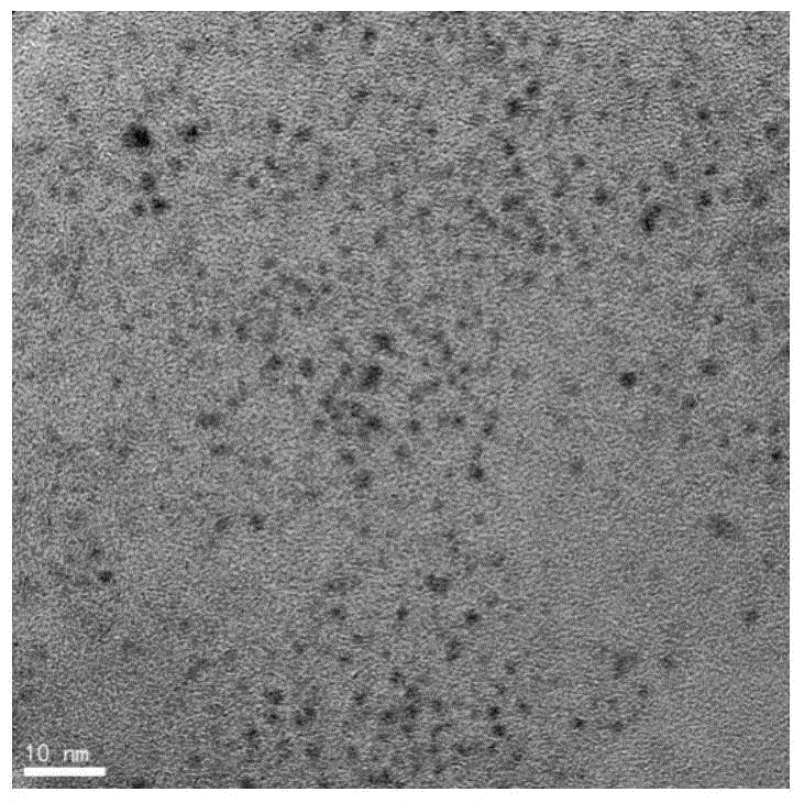 A kind of sulfhydryl ion nanoprobe material and its preparation method and application