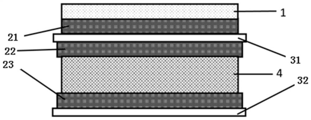 A piezoelectric-triboelectric hybrid self-driven electronic skin and its preparation method