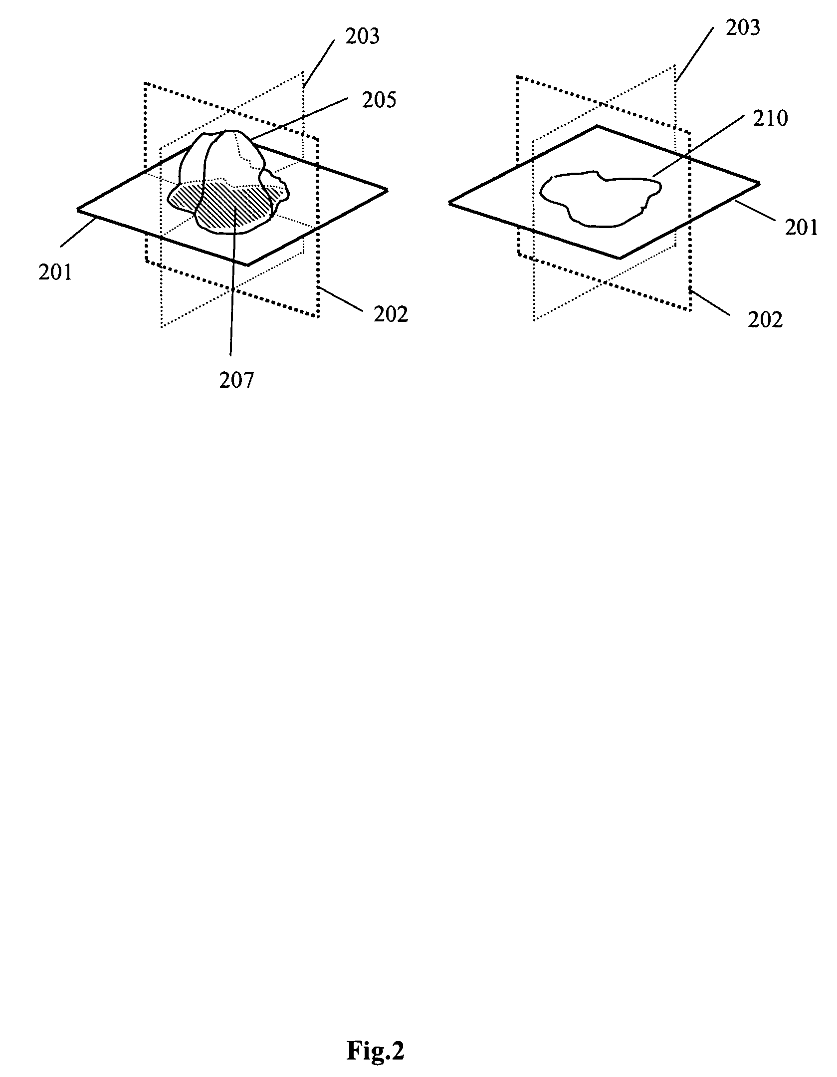 Interactive 3D data editing via 2D graphical drawing tools