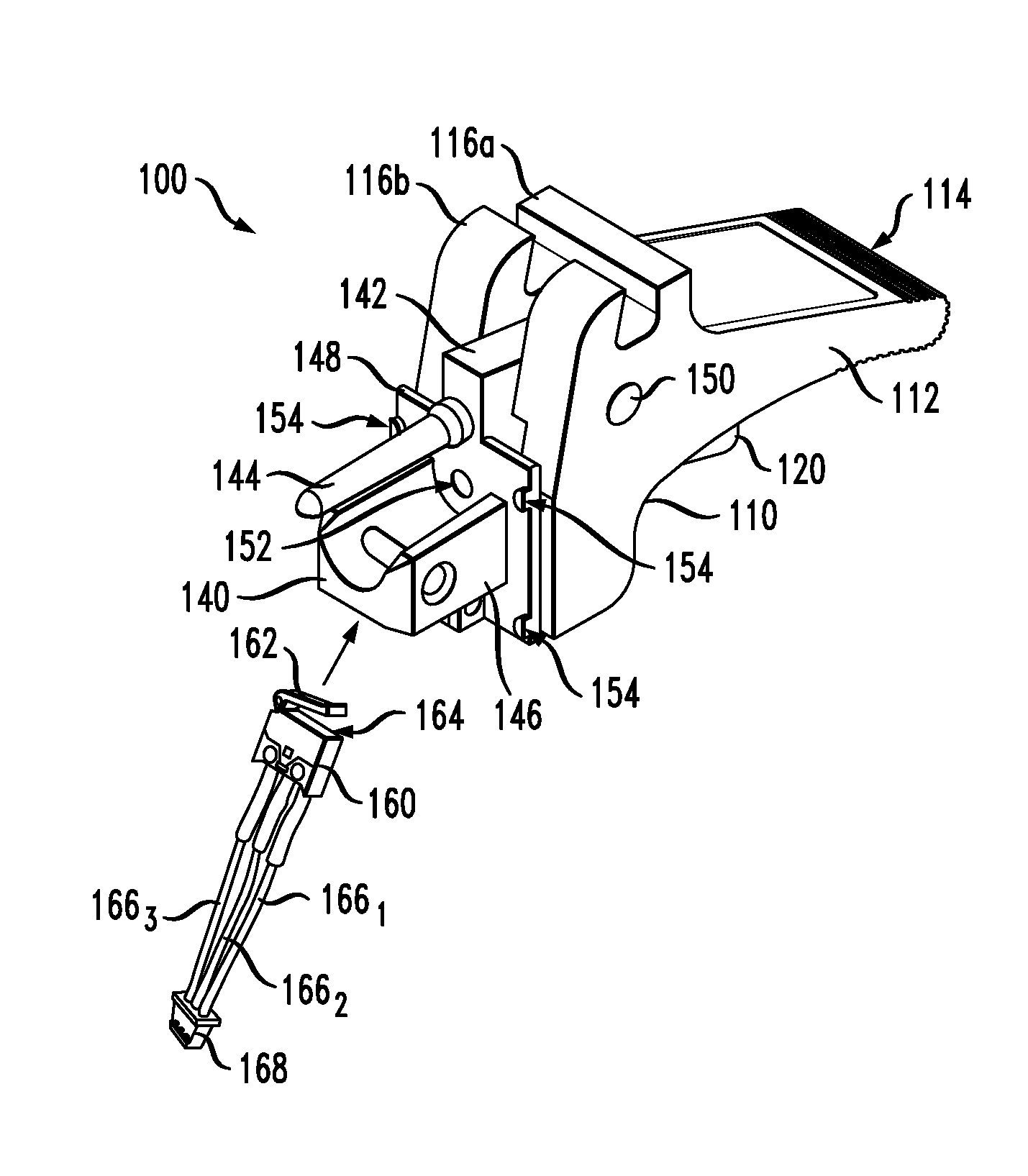 Self-locking inject/eject latch