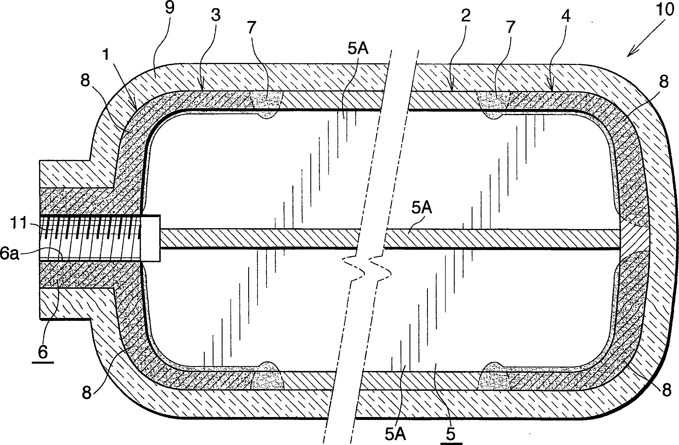 Pressure vessel liner and method for manufacturing the same