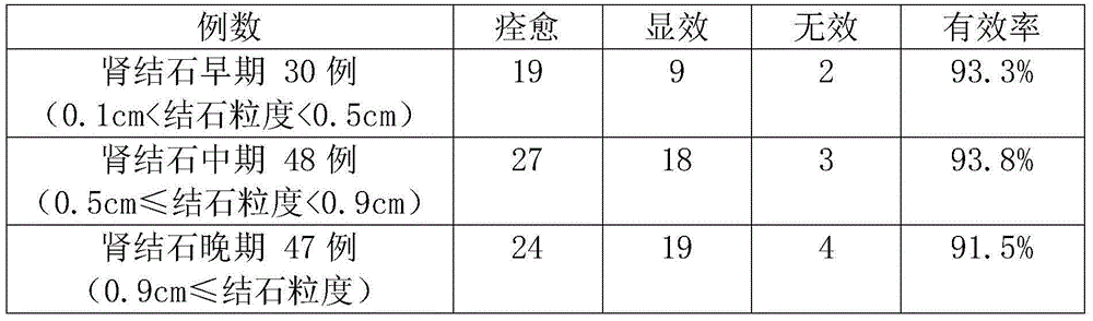 Pharmaceutical composition for treating kidney stone