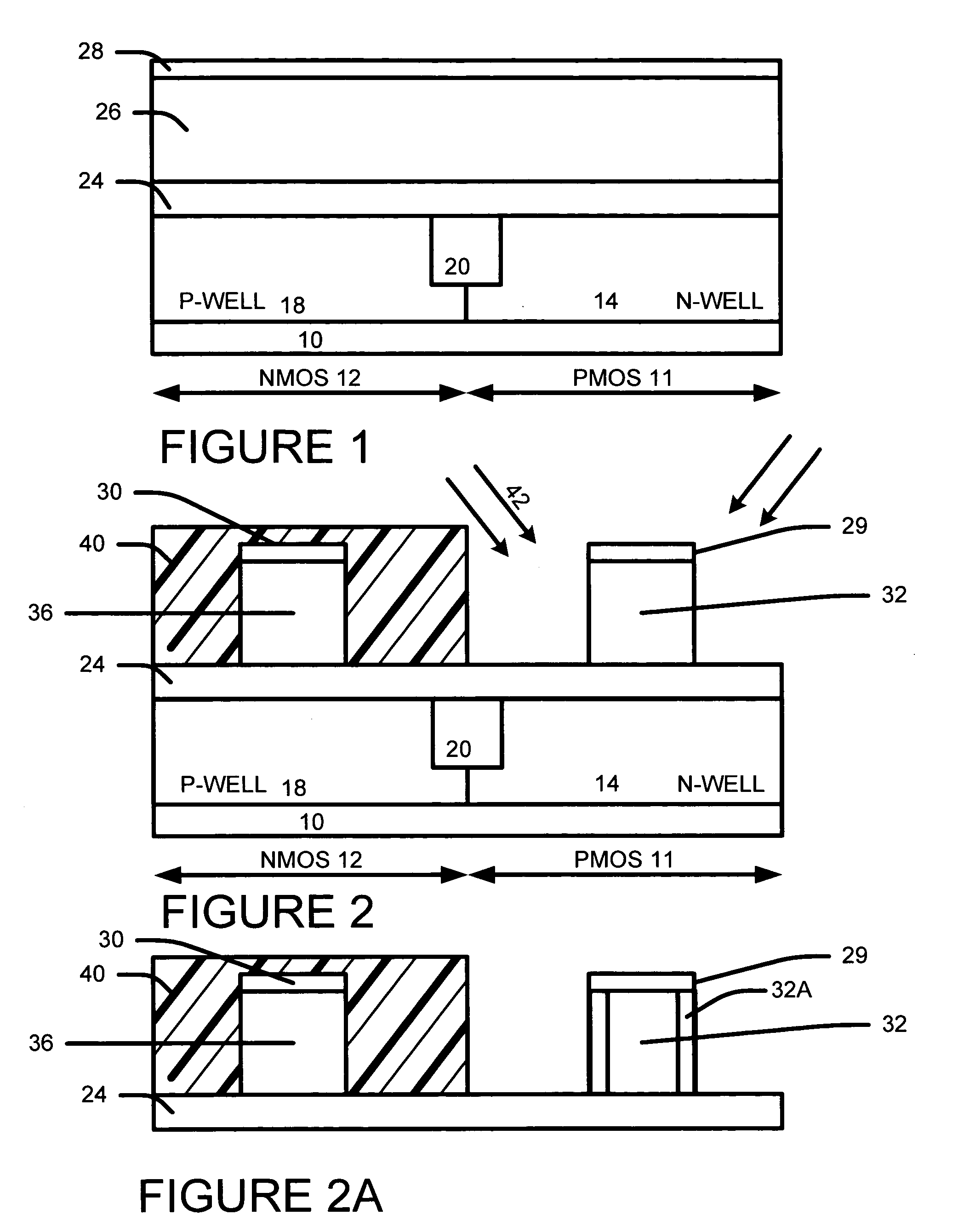 Selective oxide trimming to improve metal T-gate transistor