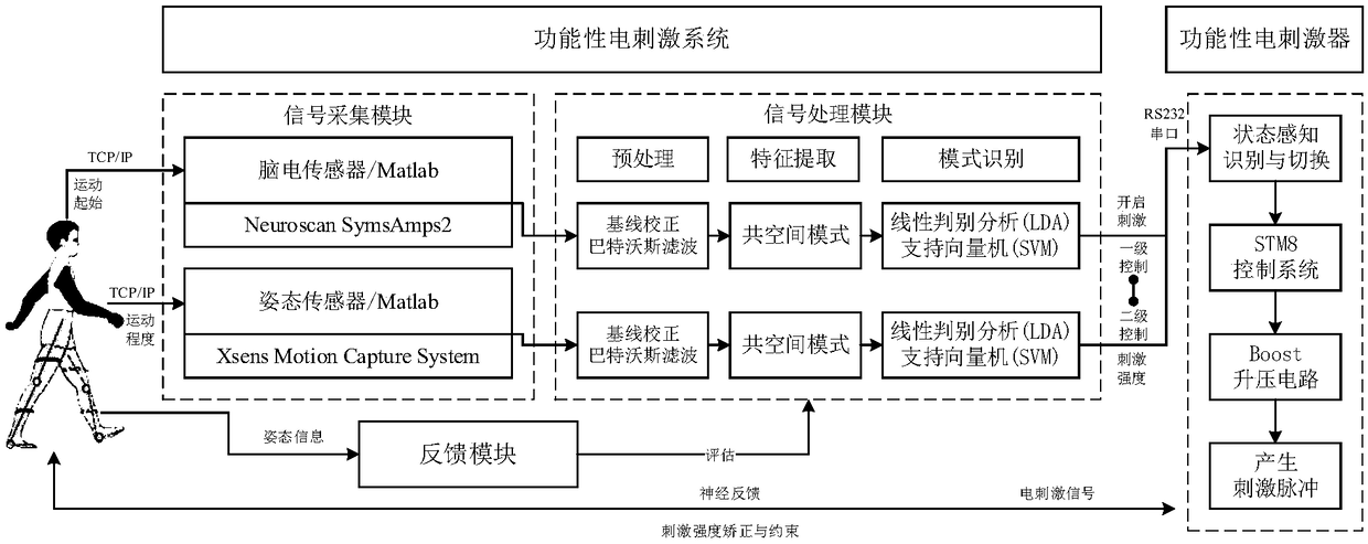 Functional electrical stimulation device and system thereof