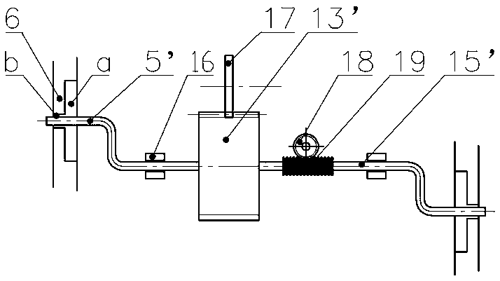 Steering device for mechanical walking toys