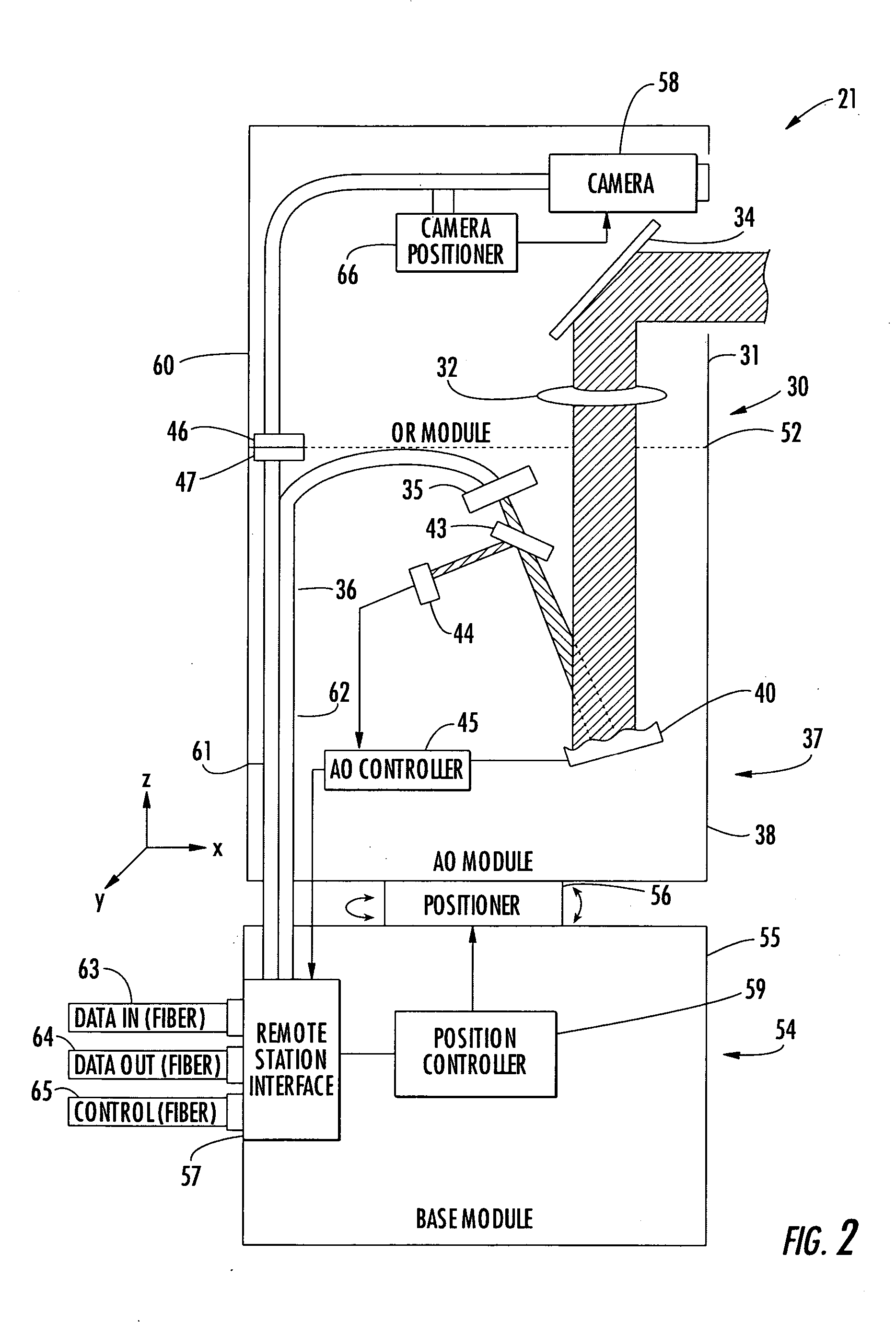 Modular free space optical (FSO) device and related methods