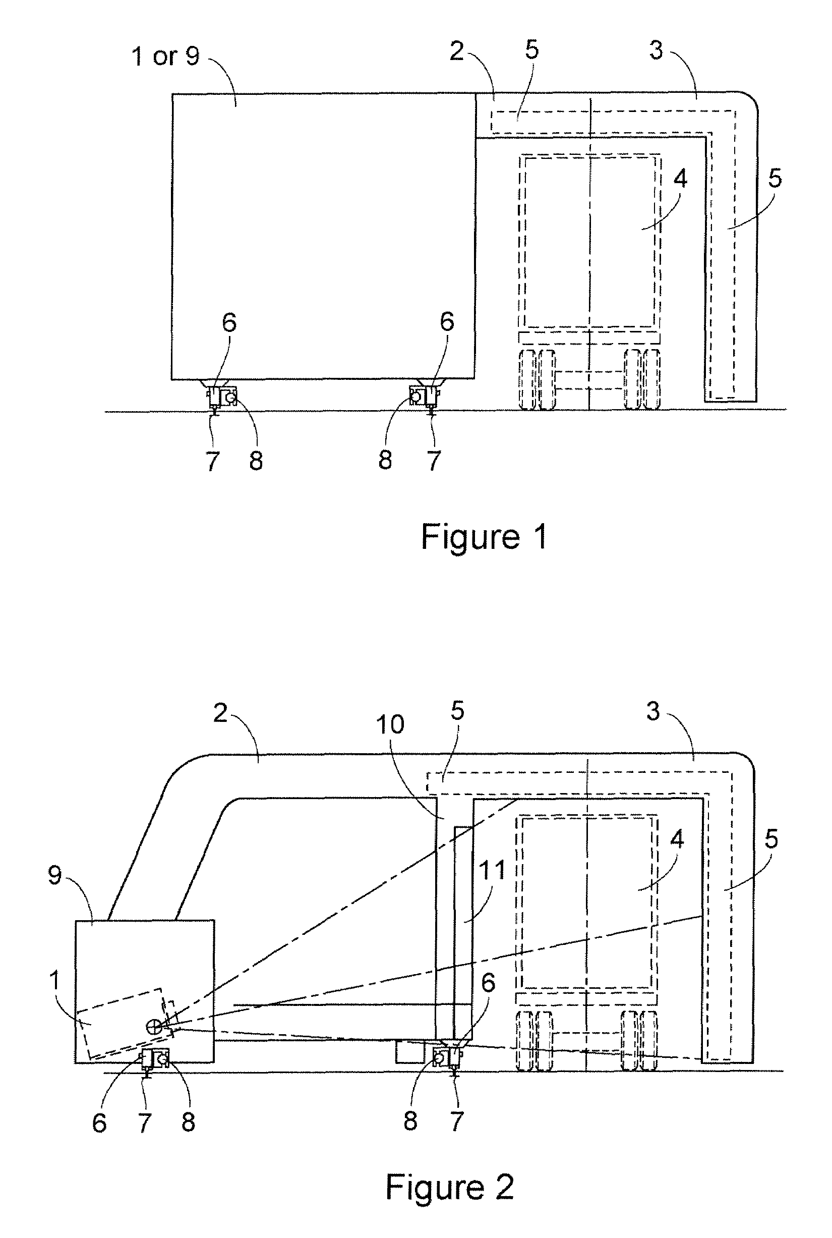 Mobile cantilever door-type container inspection system