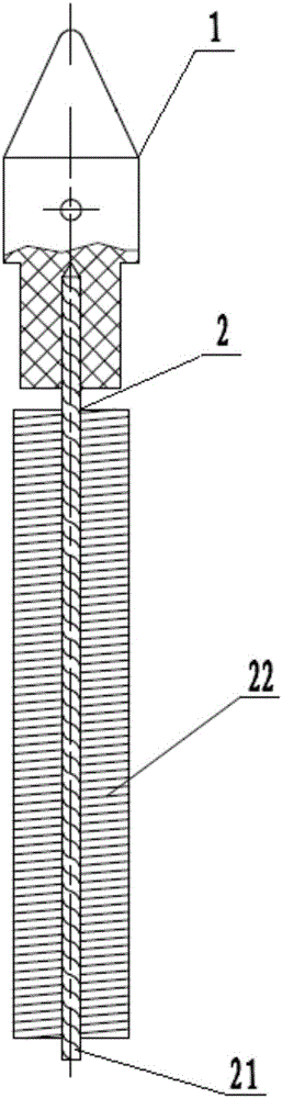 Flexible internal supporting type guide head for pipe penetration of heat exchanger