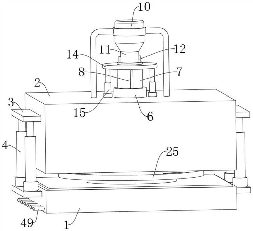 Polishing device for new energy automobile manufacturing