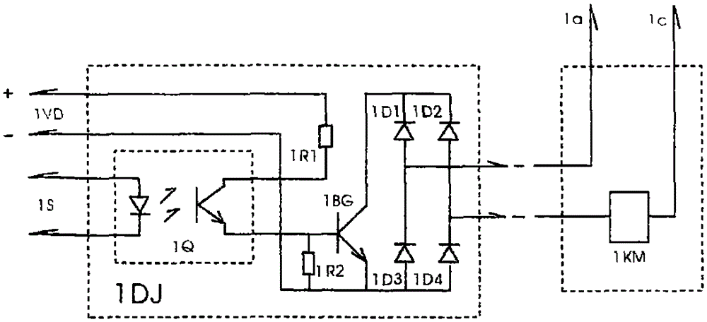 Protector power supply isolation contactless relay