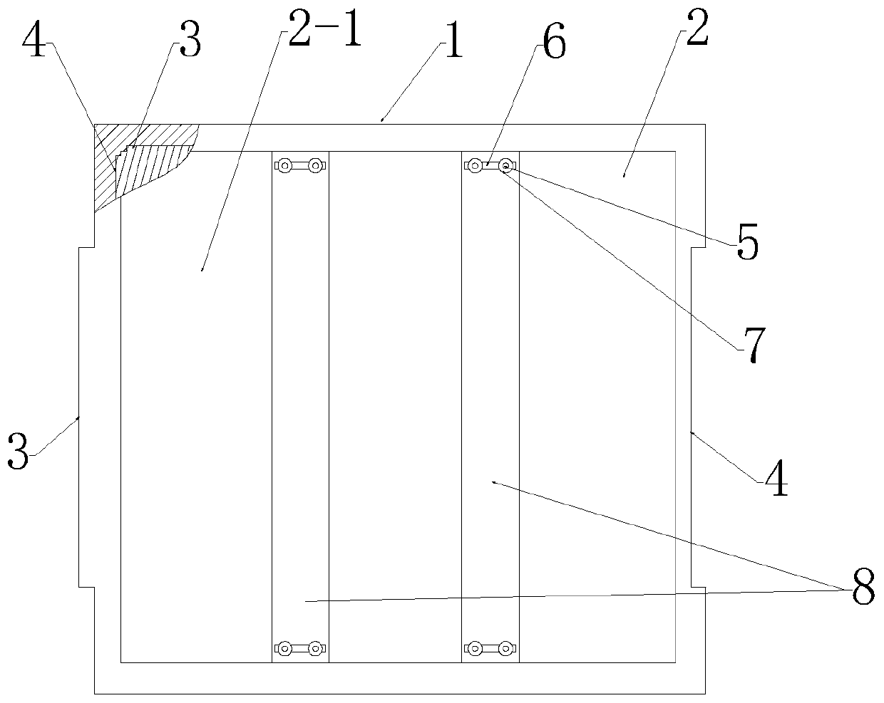 Fabricated building wall