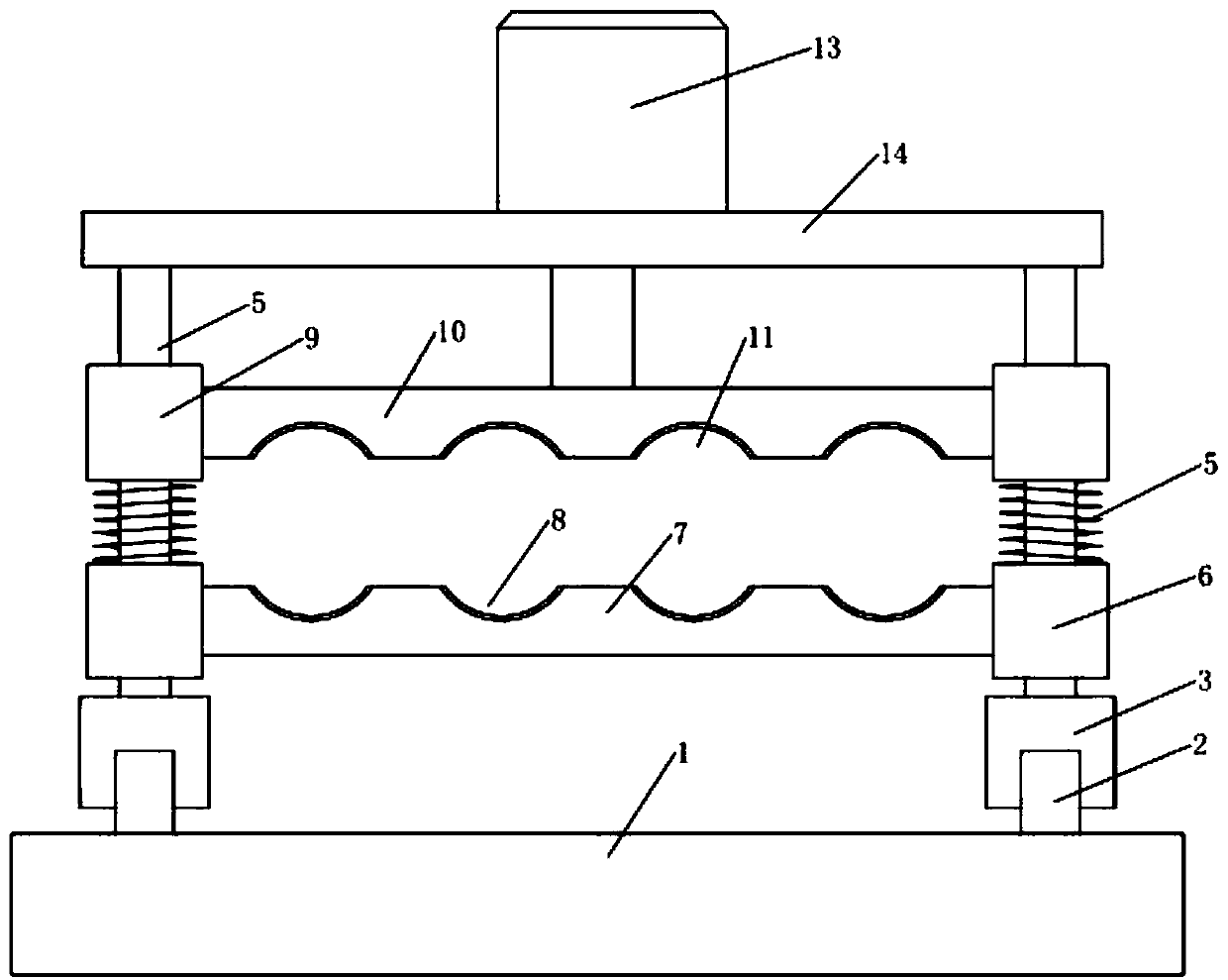 Tube batch feeding device