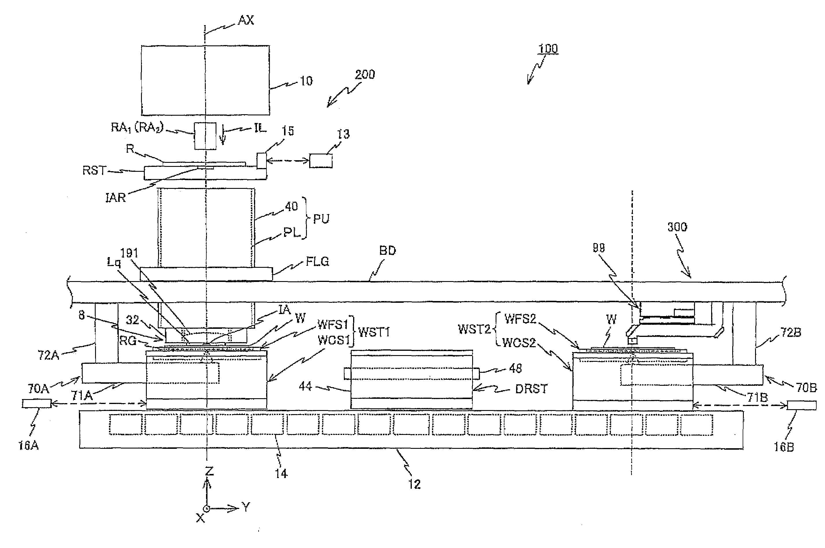 Movable body apparatus, exposure apparatus, exposure method, and device manufacturing method