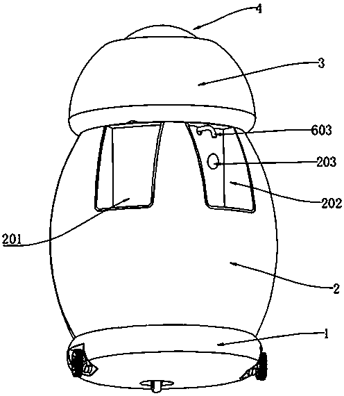 Intelligent medicine supply robot for old men and medicine supply method