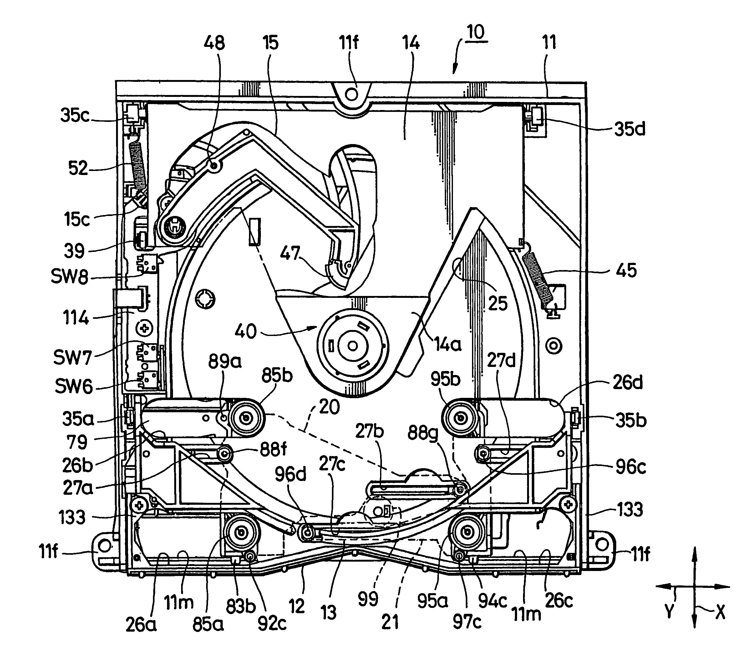 Disk recording and/or reproducing apparatus