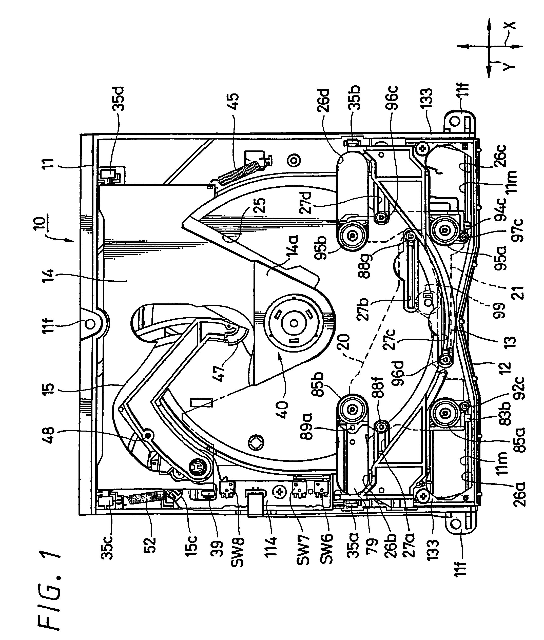 Disk recording and/or reproducing apparatus