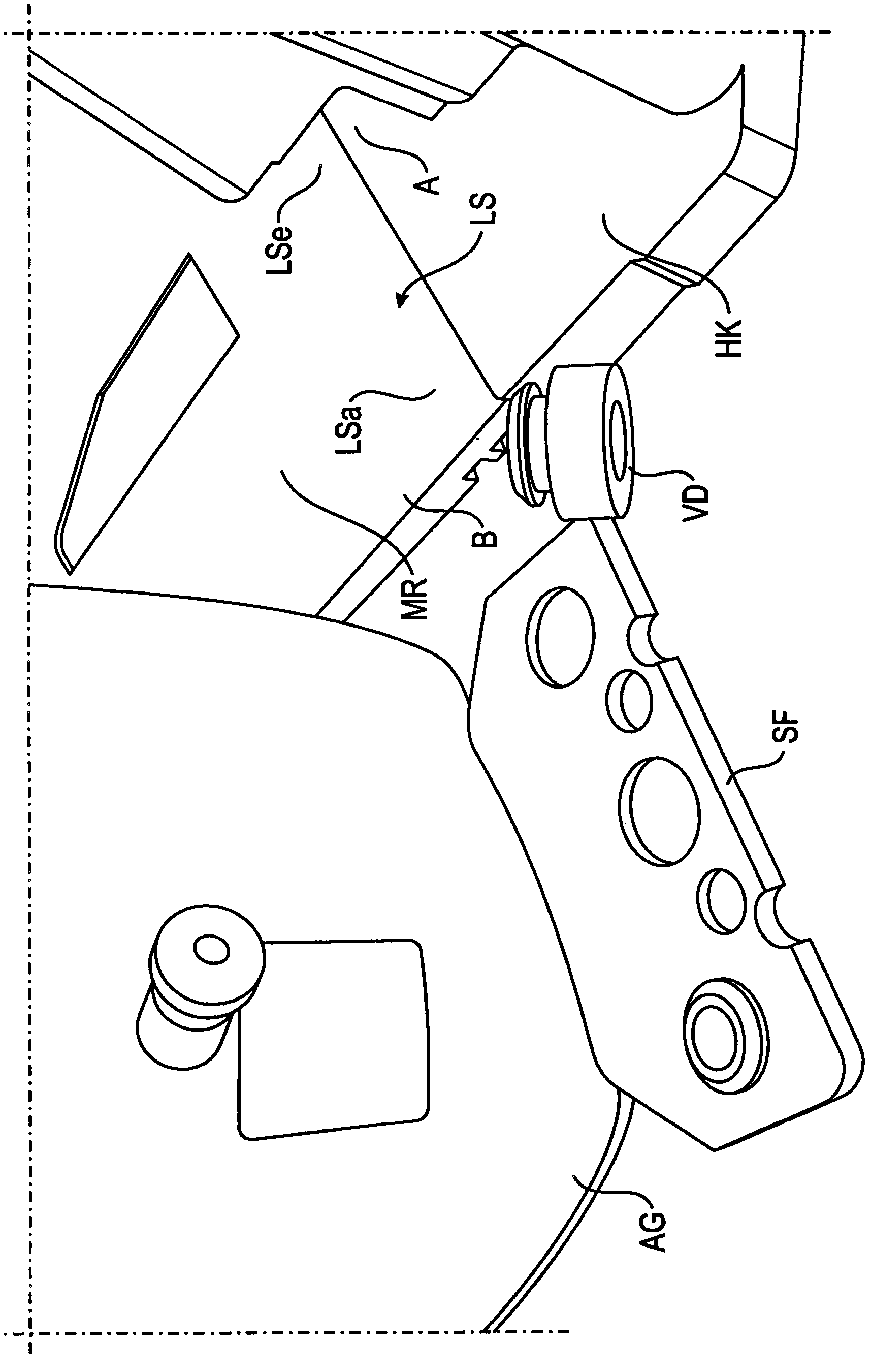 Domestic refrigerator with a machine chamber