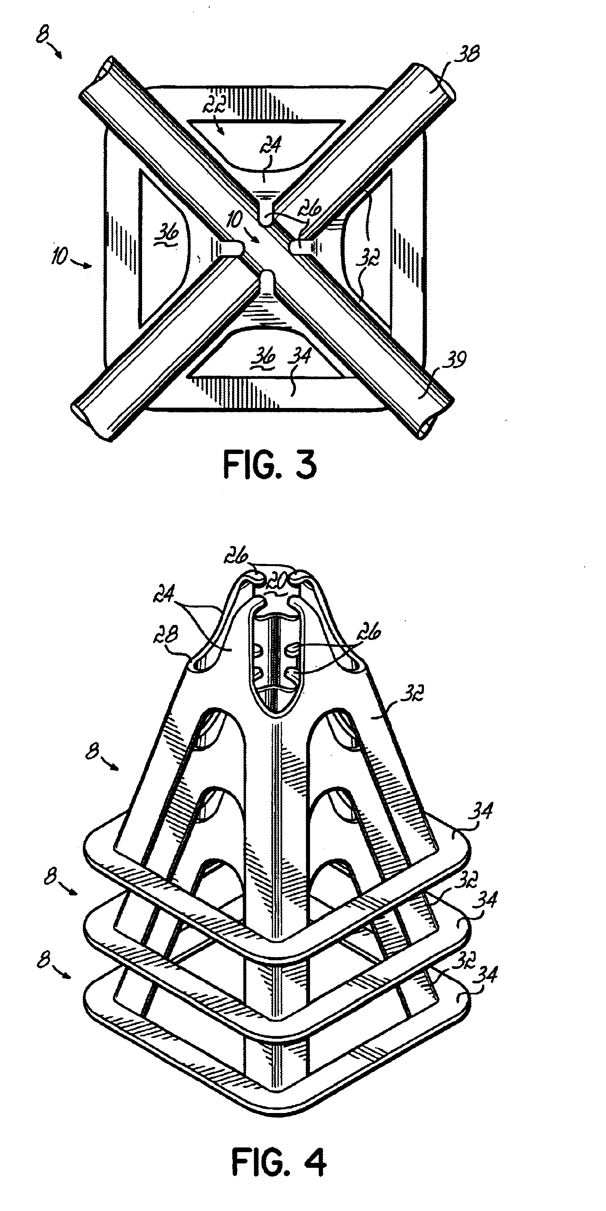 Post-tension intersection chair