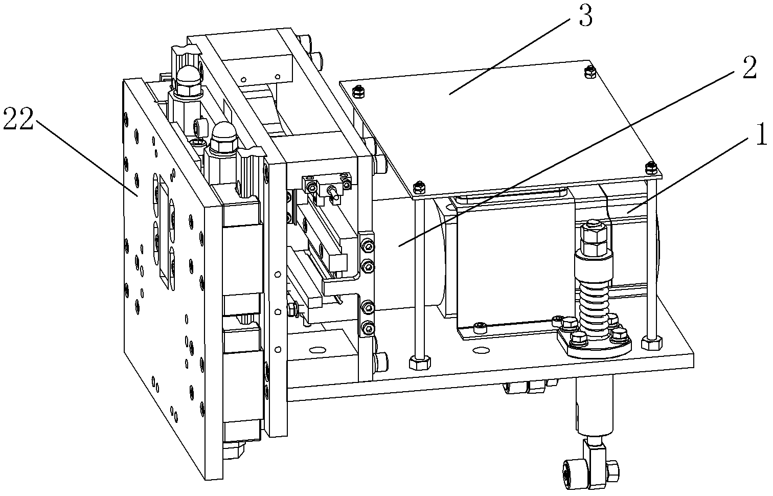 Nano computer to plate (CTP) ink head lifting device