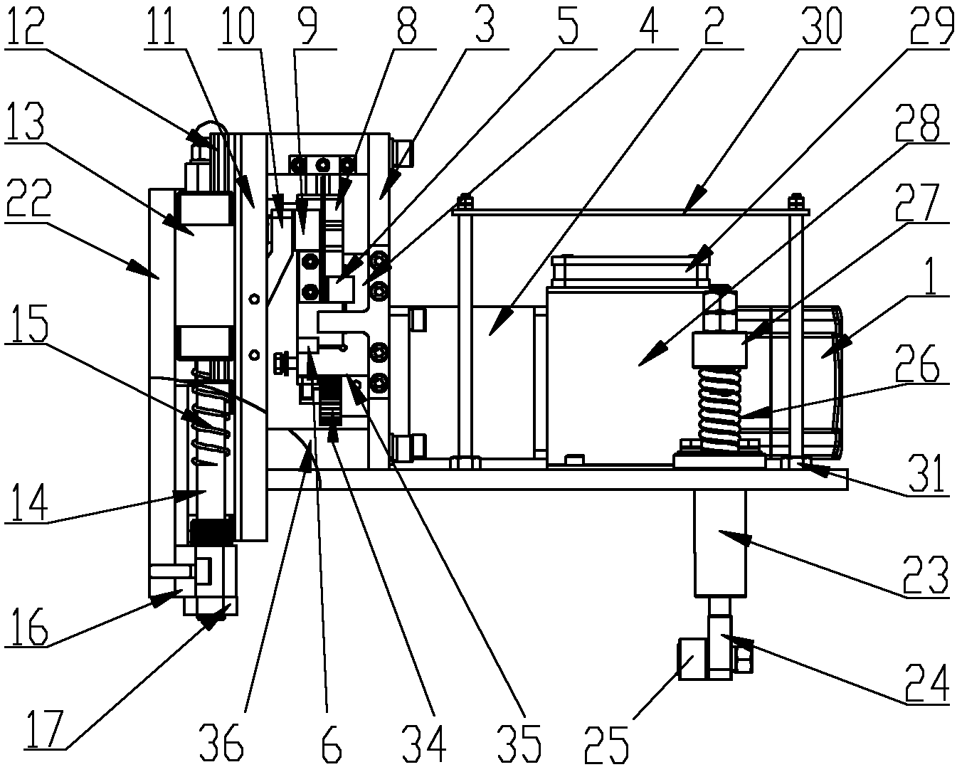 Nano computer to plate (CTP) ink head lifting device