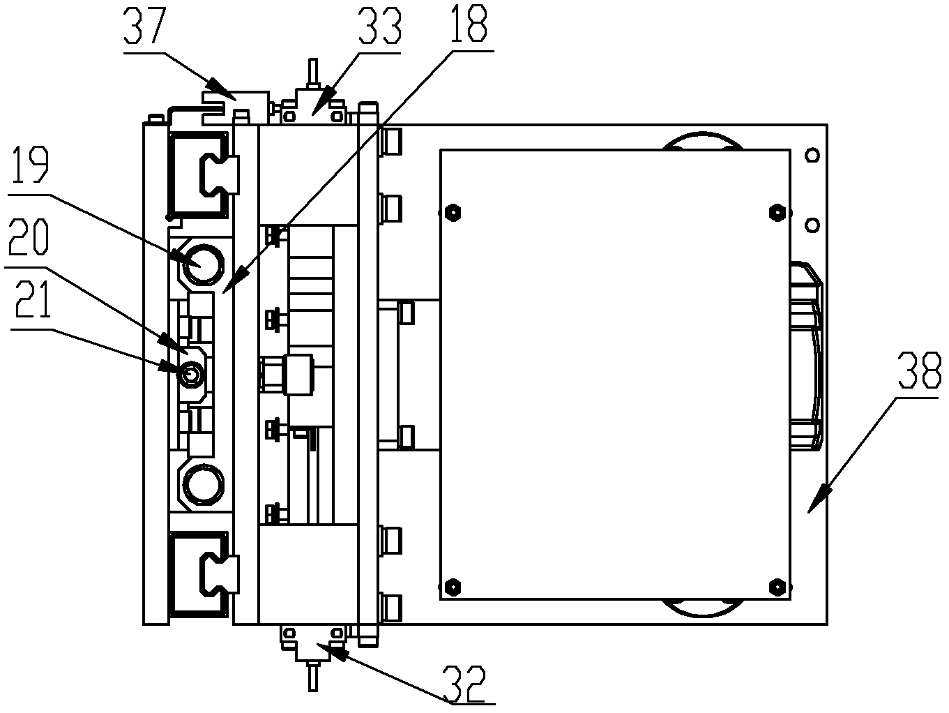 Nano computer to plate (CTP) ink head lifting device