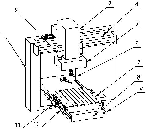 High-precision intelligent numerical control machine tool