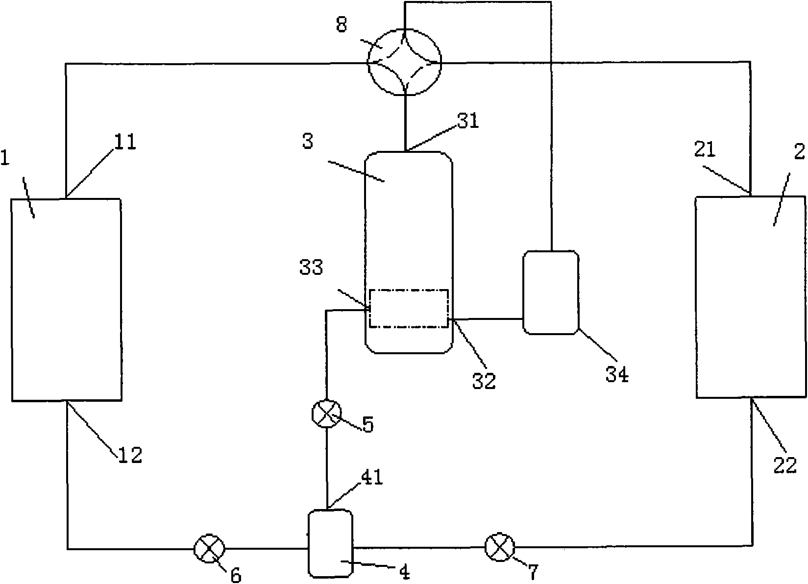 Freon-free frequency-conversion air conditioner system