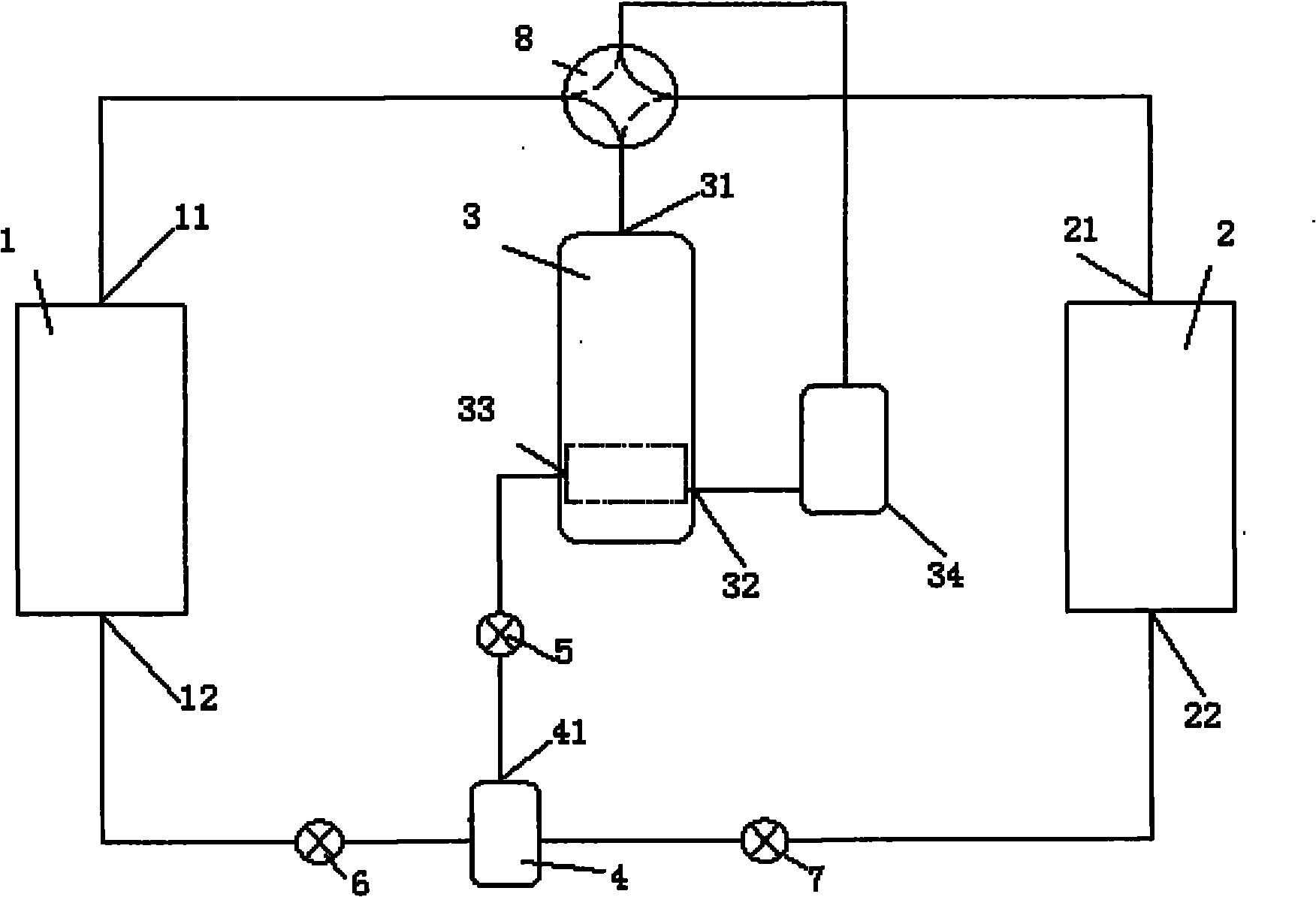 Freon-free frequency-conversion air conditioner system