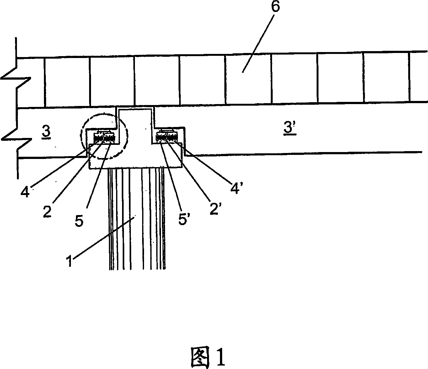 Vehicle bridge with vibrational and structure-borne noise damping