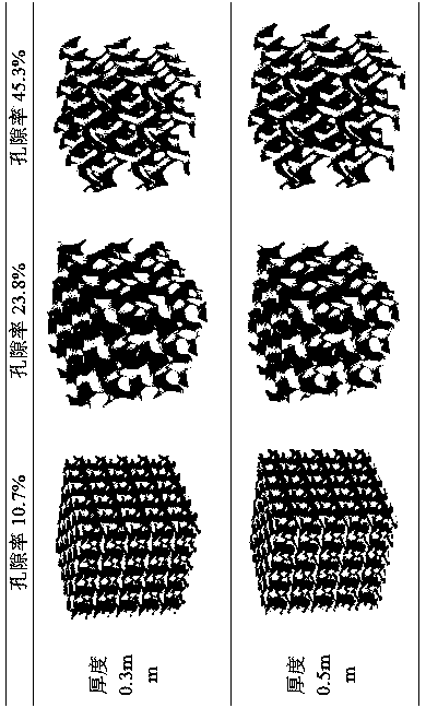 High-connectivity gradient bionic artificial bone structure and preparation method thereof