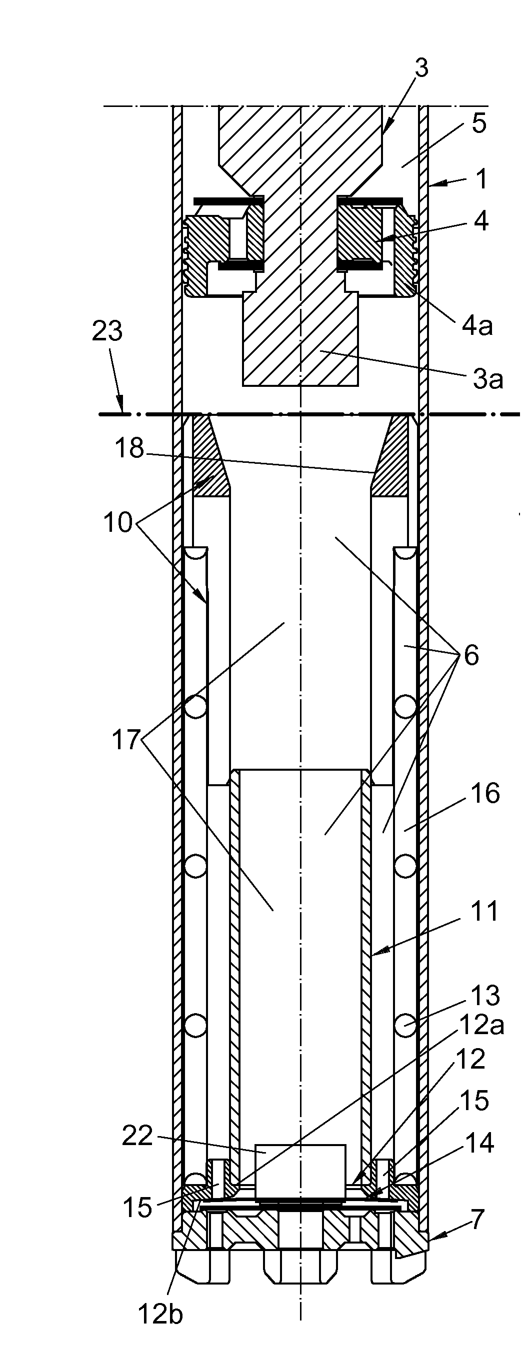 Variable load control system in a hydraulic device