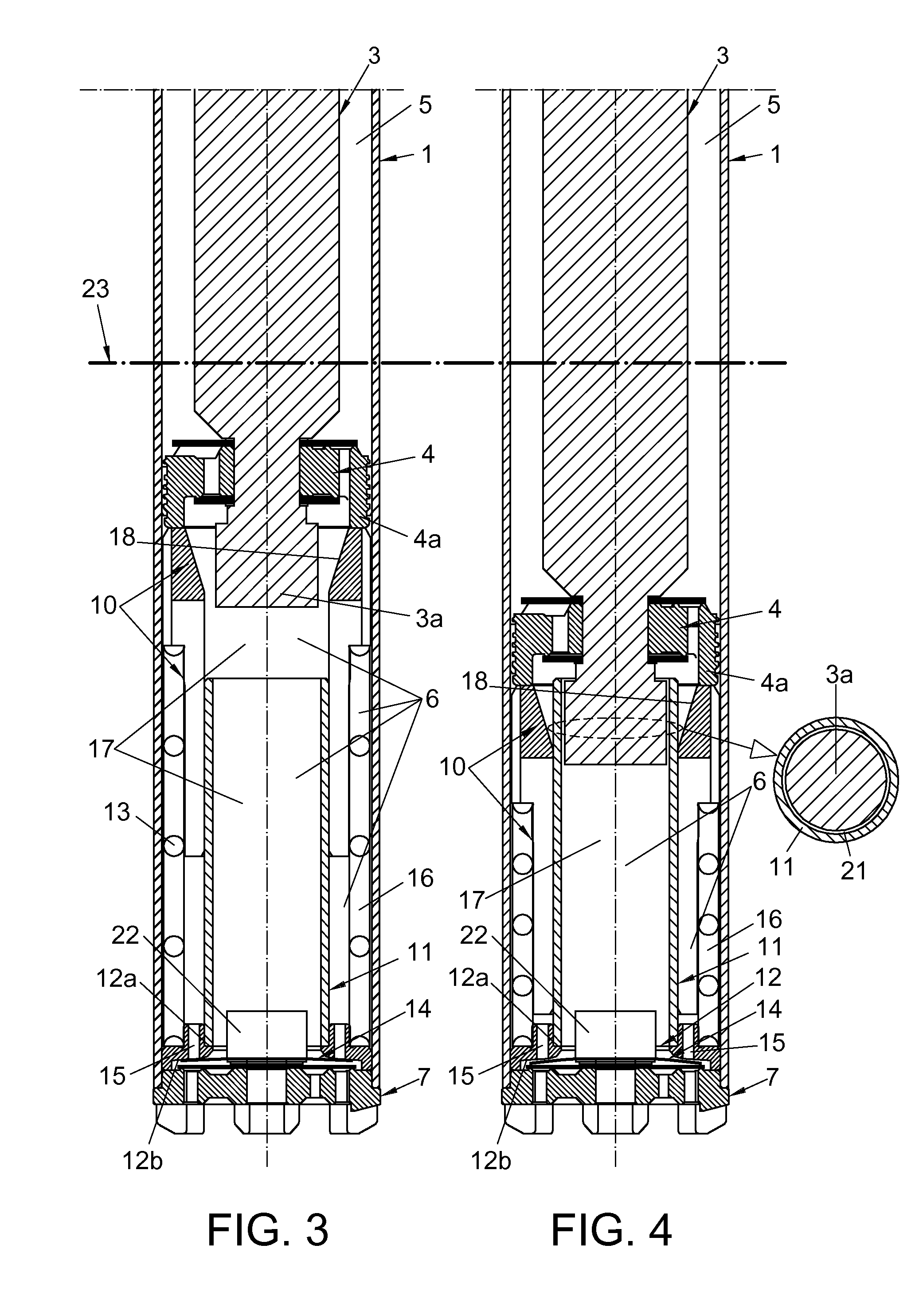 Variable load control system in a hydraulic device