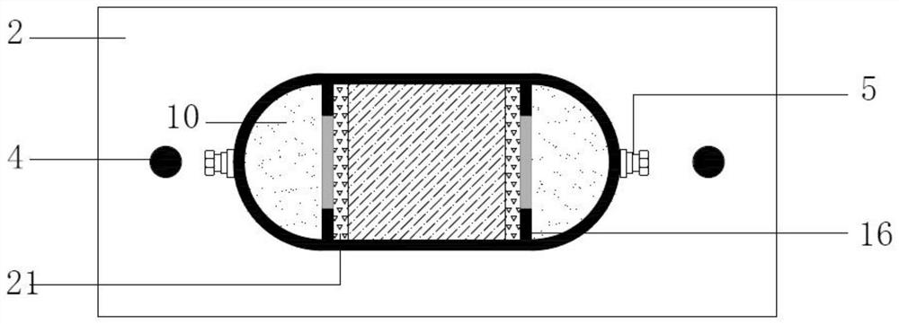 Multifunctional soil body permeability and pollutant interception capacity testing device