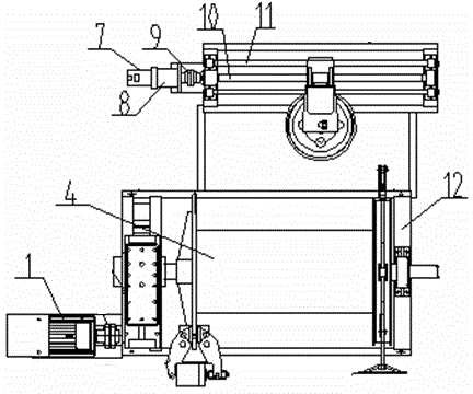 Cable moving winch