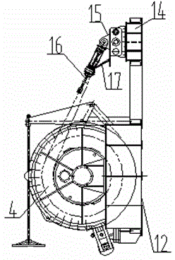 Cable moving winch